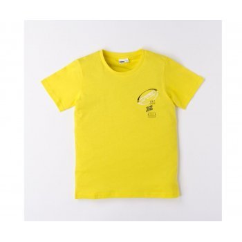 Tricou galben cu imprimeu - iDOKids